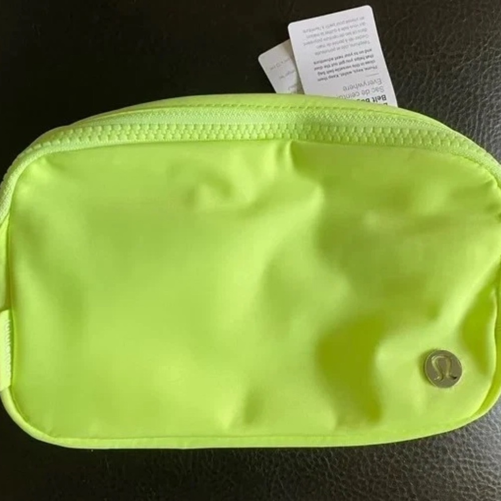 Lululemon Athletica Neon Yellow Crossbody Bag